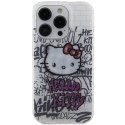 Hello Kitty HKHCP15LHDGPHT iPhone 15 Pro 6.1" biały/white hardcase IML Kitty On Bricks Graffiti