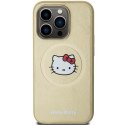 Hello Kitty HKHMP13XPGHCKD iPhone 13 Pro Max 6.7" złoty/gold hardcase Leather Kitty Head MagSafe