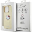 Hello Kitty HKHMP13XPGHCKD iPhone 13 Pro Max 6.7" złoty/gold hardcase Leather Kitty Head MagSafe