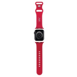 Hello Kitty Pasek HKAWMSCHBLR Apple Watch 38/40/41mm czerwony/red strap Silicone Kitty Head