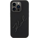 Karl Lagerfeld KLHCP15XSKSBMCK iPhone 15 Pro Max 6.7" czarny/black hardcase Silicone Karl Script