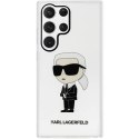 Karl Lagerfeld KLHCS23LHNIKTCT S23 Ultra S918 transparent hardcase Ikonik Karl Lagerfeld