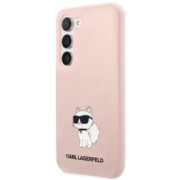 Karl Lagerfeld KLHCS23MSNCHBCP S23+ S916 hardcase różowy/pink Silicone Choupette