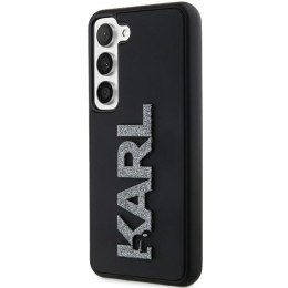 Karl Lagerfeld KLHCS23S3DMBKCK S23 S911 czarny/black hardcase 3D Rubber Glitter Logo