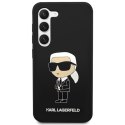 Karl Lagerfeld KLHCS23SSNIKBCK S23 S911 hardcase czarny/black Silicone Ikonik