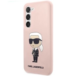 Karl Lagerfeld KLHCS23SSNIKBCP S23 S911 hardcase różowy/pink Silicone Ikonik