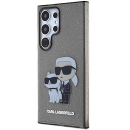 Karl Lagerfeld KLHCS24LHNKCTGK S24 Ultra S928 czarny/black hardcase Glitter Karl&Choupette