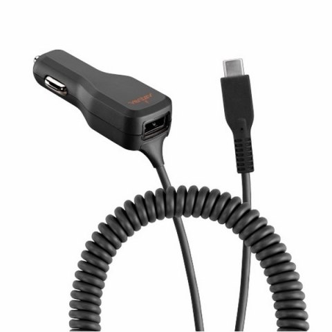 Ład. samochodowa Ventev USB-C 4A + USB r2400c 29404