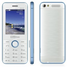 Maxcom MM136 DualSim biało-niebieski /white+blue