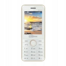 Maxcom MM136 DualSim biało-szampański /white+champagne