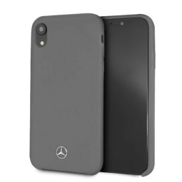 Mercedes MEHCI61SILGR iPhone Xr hard case szary/grey Silicon