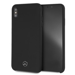 Mercedes MEHCI65SILBK iPhone Xs Max hardcase czarny/black Silicone Line