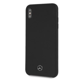 Mercedes MEHCI65SILBK iPhone Xs Max hardcase czarny/black Silicone Line