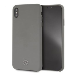 Mercedes MEHCI65SILGR iPhone Xs Max hard case szary/grey Silicon