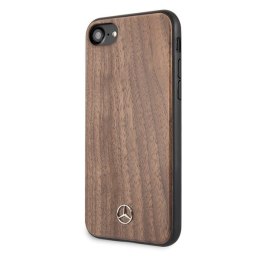 Mercedes MEHCI8VWOLB iPhone 7/8/SE 2020 / SE 2022 hard case brązowy/brown Wood Line Walnut