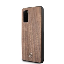 Mercedes MEHCS62VWOLB S20 G980 hard case brązowy/brown Wood Line Walnut