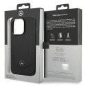 Mercedes MEHMP14LARMBK iPhone 14 Pro 6,1" czarny/black hardcase Leather Urban MagSafe