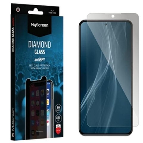 MS AntiSPY Diamond Glass iPhone 15 Pro Max 6.7" Szkło Hartowane