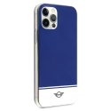 Mini MIHCP12MPCUBINA iPhone 12/12 Pro 6,1" granatowy/navy hard case Stripe Collection