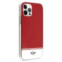 Mini MIHCP12MPCUBIRE iPhone 12/12 Pro 6,1" czerwony/red hard case Stripe Collection