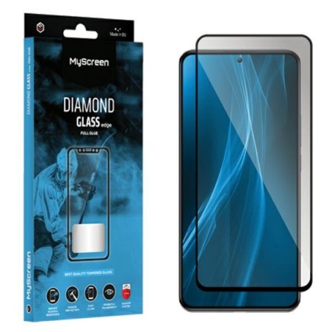 MS Diamond Glass Edge FG Xiaomi Poco X6 /X6 Pro czarny/black Full Glue