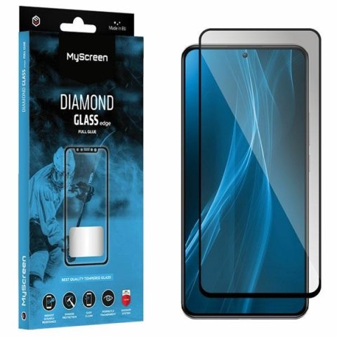 MS Diamond Glass Edge FG Xiaomi Poco F5 Pro czarny/black Full Glue