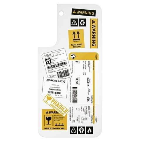 Panel Samsung GP-TOU021AMIWW do etui Frame Cover do Galaxy S22 biały/white