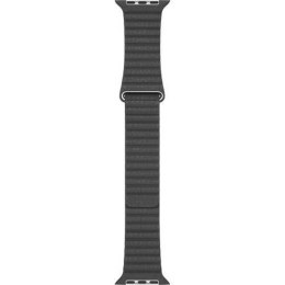 Pasek Apple Watch MXAC2AM/A 42/44/45mm Leather Loop Band czarny/black (Large)