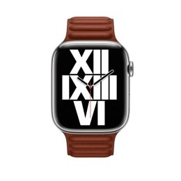 Pasek Apple Watch MY972AM/A 38/40/42mm Leather Band brązowy/saddle brown (Large)