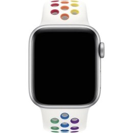 Pasek Apple Watch MYD52AM/A 38/40/42mm Nike Sport Band Pride Edition biały/white