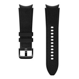 Pasek Hybrid Leather Band Samsung ET-SHR88SBEGEU do Watch4 20mm S/M czarny/black