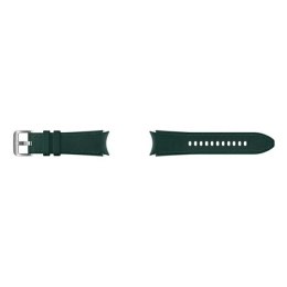 Pasek Hybrid Leather Band Samsung ET-SHR88SGEGEU do Watch4 20mm S/M zielony/green