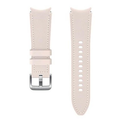 Pasek Hybrid Leather Band Samsung ET-SHR88SPEGEU do Watch4 20mm S/M różowy/pink