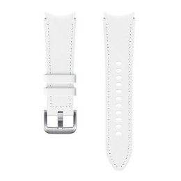 Pasek Hybrid Leather Band Samsung ET-SHR88SWEGEU do Watch4 20mm S/M biały/white