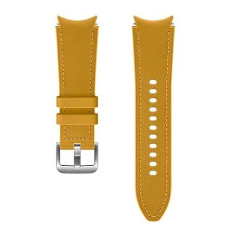 Pasek Hybrid Leather Band Samsung ET-SHR88SYEGEU do Watch4 20mm S/M musztardowy/mustard