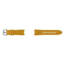 Pasek Hybrid Leather Band Samsung ET-SHR88SYEGEU do Watch4 20mm S/M musztardowy/mustard