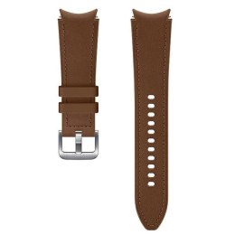 Pasek Hybrid Leather Band Samsung ET-SHR89LAEGEU do Watch4 20mm M/L camel