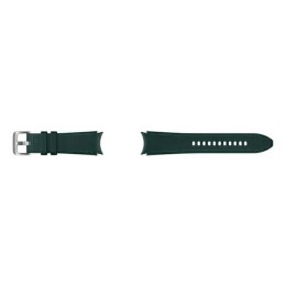 Pasek Hybrid Leather Band Samsung ET-SHR89LGEGEU do Watch4 20mm M/L zielony/green