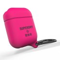 SuperDry AirPods 1/2 Cover Waterproof różowy/pink