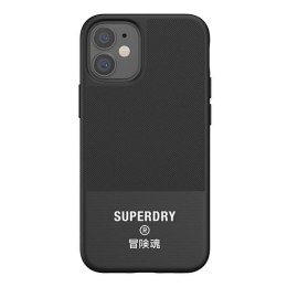 SuperDry Moulded Canvas iPhone 12 mini Case czarny/black 42584