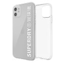 SuperDry Snap iPhone 11 Clear Case biały /white 41578