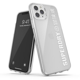 SuperDry Snap iPhone 11 Pro Clear Case biały/white 41579