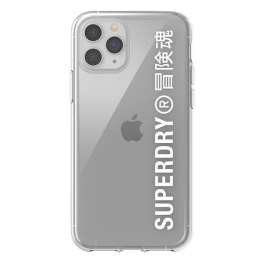 SuperDry Snap iPhone 11 Pro Clear Case biały/white 41579