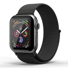 SuperDry Watchband Apple Watch 38/40/41 mm Series 1/2/3/4/5/6/7/8/SE/SE2 Nylon Weave czarny/black 41673