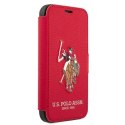 US Polo USFLBKP12MPUGFLRE iPhone 12/12 Pro 6,1" czerwony/red book Polo Embroidery Collection