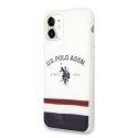 US Polo USHCN61PCSTRB iPhone 11 biały/white Tricolor Pattern Collection