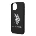 US Polo USHCN61SLHRBK iPhone 11 czarny/black Silicone Collection