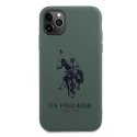 US Polo USHCN65SLHRGN iPhone 11 Pro Max zielony/green Silicone Collection