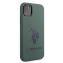 US Polo USHCN65SLHRGN iPhone 11 Pro Max zielony/green Silicone Collection