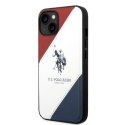 US Polo USHCP14MPSO3 iPhone 14 Plus / 15 Plus 6,7" biały/white Tricolor Embossed